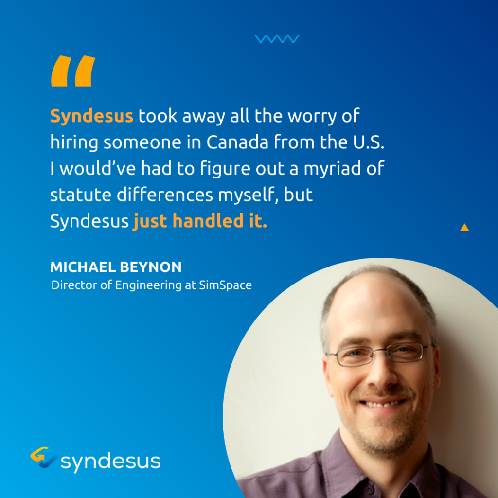 michael-beynon-testimonial - Employing Remote Workers in Canada | Syndesus